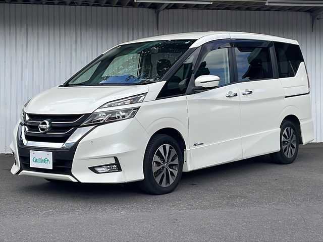 日産 セレナ ハイウェイスター プロパイロットED 長野県 2017(平29)年 5.5万km ブリリアントホワイトパール プロパイロット/純正メモリナビフルセグTV/バックカメラ/ETC/両側パワースライドドア/クルーズコントロール/純正16インチアルミ/LEDヘッドライト/スペアキー