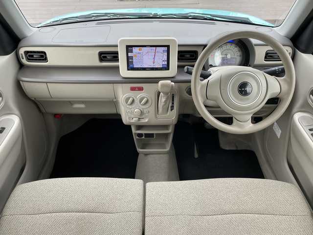 スズキ ラパン G 千葉県 2018(平30)年 4.5万km フレンチミントPM フレンチミントカラー　７インチメモリナビ　ＡＶＮ１３７Ｍ　ＣＤ　ＴＶ　バックカメラ　全方位ドライブレコーダー　衝突軽減ブレーキ　ＬＥＤライトバルブ　スマートキー　プッシュスタート　取扱説明書