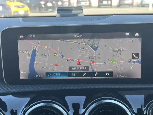 メルセデス・ベンツ Ａ１８０ スタイル 岡山県 2018(平30)年 6万km ポーラホワイト 登録時走行距離59297km/純正12.3インチナビ/フルセグTV(AM.FM.TV.BT)/バックカメラ/ETC2.0/ブラインドスポットモニター/ドライブレコーダー/シートヒーター/クリアランスソナー/衝突軽減ブレーキ/横滑り防止装置/クルーズコントロール(追従走行あり)/車線逸脱警報（レーンキープアシスト）/オートライト/アイドリングストップ/16インチ純正AW/純正フロアマット/ハーフレザーシート/D+N席パワーシート/スペアキー