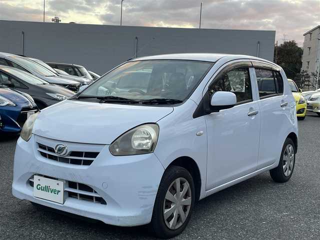 ダイハツ ミラ イース L 千葉県 2012(平24)年 12.2万km スカイブルー 純正オーディオ/ヘッドライトレベレイザー/ドアバイザー/純正フロアマット/横滑り防止機能/ハロゲンライト/エコアイドル