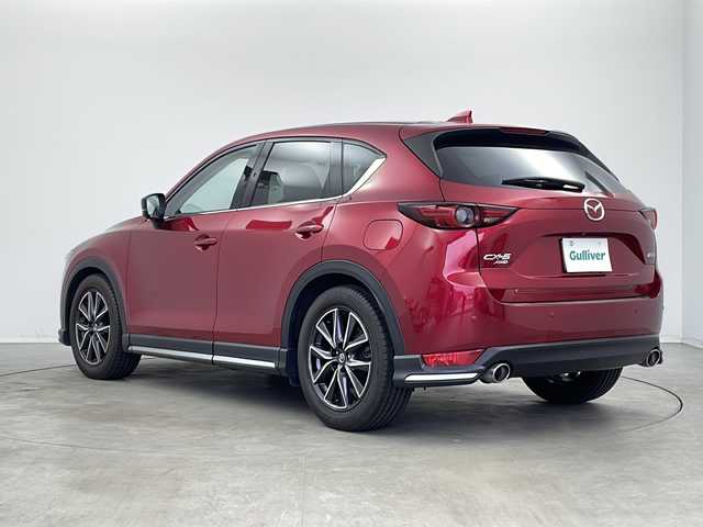 マツダ ＣＸ－５ XD Lパッケージ 新潟県 2017(平29)年 5.5万km ソウルレッドクリスタルM 純正8インチナビ　CD・DVD・Bluetooth/ヘッドアップディスプレイ/電動リアゲート/前席両側シートヒーター/ホワイトレザー/AuteExeダウンサス/BOSEサウンド/スマートシティブレーキ/レーダークルーズコントロール/純正19インチアルミ　