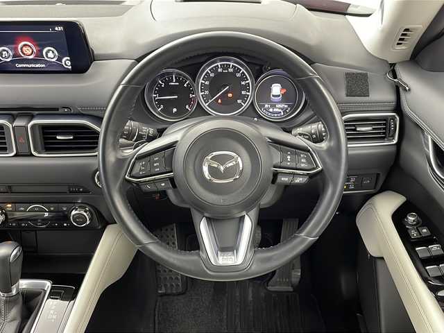 マツダ ＣＸ－５ XD Lパッケージ 新潟県 2017(平29)年 5.5万km ソウルレッドクリスタルM 純正8インチナビ　CD・DVD・Bluetooth/ヘッドアップディスプレイ/電動リアゲート/前席両側シートヒーター/ホワイトレザー/AuteExeダウンサス/BOSEサウンド/スマートシティブレーキ/レーダークルーズコントロール/純正19インチアルミ　
