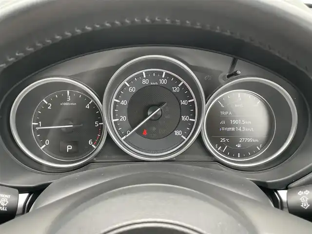 マツダ ＣＸ－５ XD プロアクティブ 香川県 2018(平30)年 2.8万km ソウルレッドクリスタルM 登録時走行距離：27799km/メーカー純正ディスプレイオーディオ/　CD DVD BT フルセグTV/全方位カメラ/衝突被害軽減装置/レーンキープアシスト/レーダークルーズコントロール/クリアランスソナー/ブラインドスポットモニター/ヘッドアップディスプレイ/アイドリングストップ/横滑り防止装置/MTモード付AT/オートホールド機能付き電子パーキングブレーキ/パワーバックドア/BOSEプレミアムサウンド/シートヒーター/パワーシート/革巻きステアリング/ステアリングスイッチ/ステアリングヒーター/プッシュスタート/スマートキー/スペアキー
