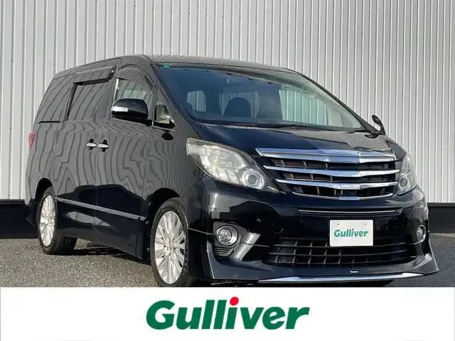 トヨタ アルファード 240S 千葉県 2013(平25)年 6.5万km ブラック モデリスタエアロ/純正8インチナビ　/（BT/TV/AM/FM)/パワースライドドア/横滑り防止装置/ETC/ドライブレコーダー/フォグランプ　ハロゲン/オートライト/ウィンカーミラー/電動格納ミラー/純正18インチAW/プッシュスタート/スマートキー/フロアマット/ドアバイザー/スペアキー　1本/取扱説明書/保証書