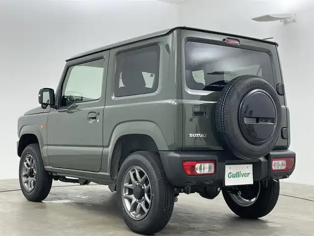 スズキ ジムニー XC 岡山県 2024(令6)年 0.1万km ジャングルグリーン 衝突軽減ブレーキ/LEDヘッドライト/クルーズコントロール/クリアランスソナー/車線逸脱警報システム/シートヒーター/サイドミラーヒーター/ヘッドライトウォッシャー/４WD/ヒルディセントコントロール/プッシュスタート/スマートキー/スペアキー/アイドリングストップ/純正アルミホイール