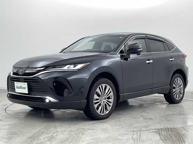 トヨタ ハリアー ハイブリッド Z 岡山県 2020(令2)年 5.3万km プレシャスブラックパール ワンオーナー/JBLサウンド/Toyota Safety Sense	/・プリクラッシュセーフティ		/・レーントレーシングアシスト		/・レーダークルーズコントロール		/・ブラインドスポットモニター/・オートマチックハイビーム	/・クリアランスソナー	/ヘッドアップディスプレイ/純正12.3型DAナビ/・USB.BT.Miracast/フルセグTV/デジタルインナーミラー（ドラレコ付）/バックカメラ/AC1500W充電/パワーバックドア/合皮シート/運転席パワーシート/ビルトインETC2.0/プッシュスタート/スマートキー/LEDヘッドライト/LEDフォグランプ/純正19inAW/純正フロアマット/ドアバイザー