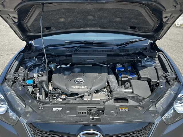 マツダ ＣＸ－５ XD 富山県 2013(平25)年 6.9万km メテオグレーマイカ 純正ＨＤＤナビ　/フルセグ　/サンルーフ　/ガラスルーフ　/スマートブレーキサポート　/禁煙車　/バックカメラ　/ディーゼル　/4WD　/LEDヘッドライト　/スマートキー　/純正アルミホイール　/純正オーディオ　/ウィンカーミラー/電動格納ミラー/アイドリングストップ/ETC/プッシュスタート