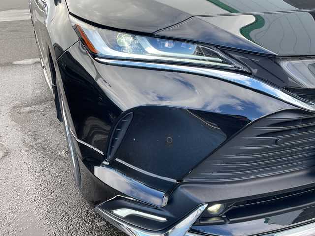 トヨタ ハリアー G 青森県 2024(令6)年 2.7万km ブラック ワンオーナー/４WD/純正SDナビ/（BT／AM／FM／DVD）/バックカメラ/黒レザーシート/パワーシート（運転席）/ステアリングスイッチ/クルーズコントロール/LEDヘッドライト/オートマチックハイビーム/デジタルインナーミラー/ドライブレコーダー（前後）/ETC2.0/スペアキー1本/エンジンスターター/保証書/取り扱い説明書