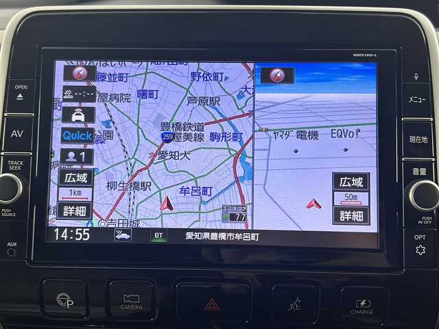 日産 セレナ e－パワー ハイウェイスター V 愛知県 2018(平30)年 3.6万km ブリリアントホワイトパール 純正SDナビ【Bluetooth CD DVD SD フルセグ　品番：MM518D-L】/アラウンドビューモニター/デジタルインナーミラー/ビルトインETC/プロパイロット/衝突軽減/レーンキープアシスト/前後コーナーセンサー/シートヒーター/オートパーキング/ステアリングヒーター/ハンズフリーオートスライドドア/両側パワースライドドア/リアサンシェード/純正ドライブレコーダー/純正フロアマット/15インチ純正アルミホイール/禁煙車