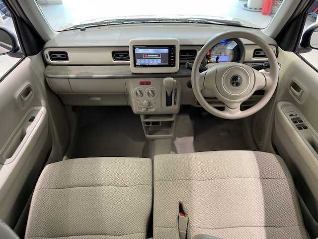 スズキ ラパン G 宮城県 2021(令3)年 2.9万km フォーンベージュM 純正SDナビ/・Bluetooth、CD、DVD、USB、フルセグTV/スズキセーフティサポート/・デュアルセンサーブレーキサポート/・後退時ブレーキサポート/コーナーセンサー/レーンキープアシスト/横滑り防止装置/盗難防止装置/オートライト/スマートキー/シートヒーター/ドアバイザー/電動格納ミラー