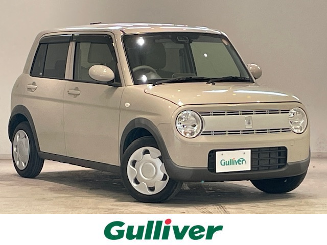 スズキ ラパン G 宮城県 2021(令3)年 2.9万km フォーンベージュM 純正SDナビ/・Bluetooth、CD、DVD、USB、フルセグTV/スズキセーフティサポート/・デュアルセンサーブレーキサポート/・後退時ブレーキサポート/コーナーセンサー/レーンキープアシスト/横滑り防止装置/盗難防止装置/オートライト/スマートキー/シートヒーター/ドアバイザー/電動格納ミラー