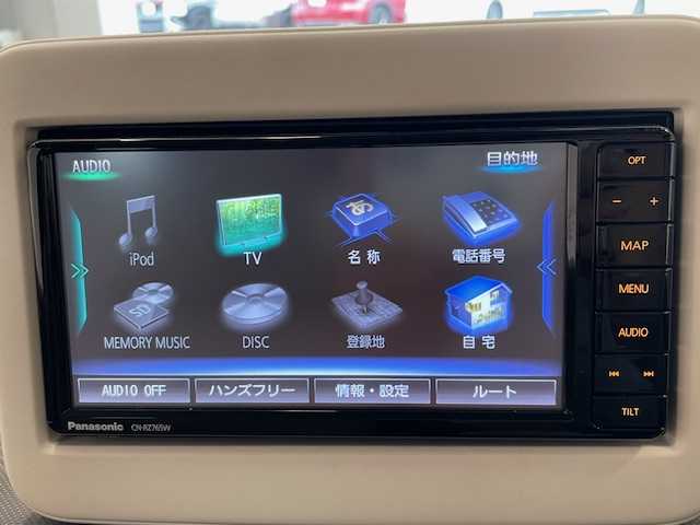 スズキ ラパン G 宮城県 2021(令3)年 2.9万km フォーンベージュM 純正SDナビ/・Bluetooth、CD、DVD、USB、フルセグTV/スズキセーフティサポート/・デュアルセンサーブレーキサポート/・後退時ブレーキサポート/コーナーセンサー/レーンキープアシスト/横滑り防止装置/盗難防止装置/オートライト/スマートキー/シートヒーター/ドアバイザー/電動格納ミラー