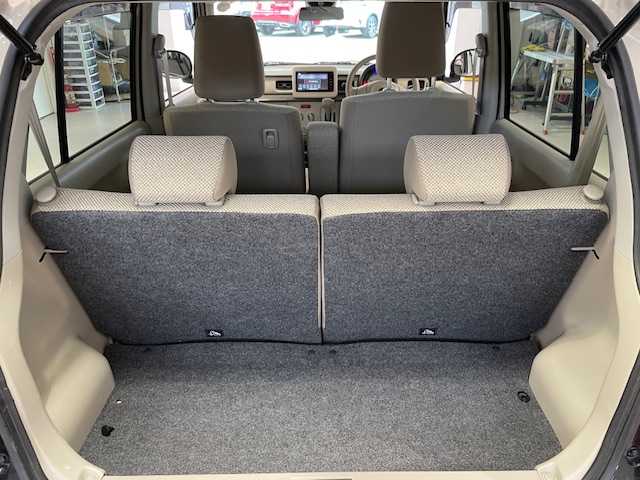 スズキ ラパン G 宮城県 2021(令3)年 2.9万km フォーンベージュM 純正SDナビ/・Bluetooth、CD、DVD、USB、フルセグTV/スズキセーフティサポート/・デュアルセンサーブレーキサポート/・後退時ブレーキサポート/コーナーセンサー/レーンキープアシスト/横滑り防止装置/盗難防止装置/オートライト/スマートキー/シートヒーター/ドアバイザー/電動格納ミラー