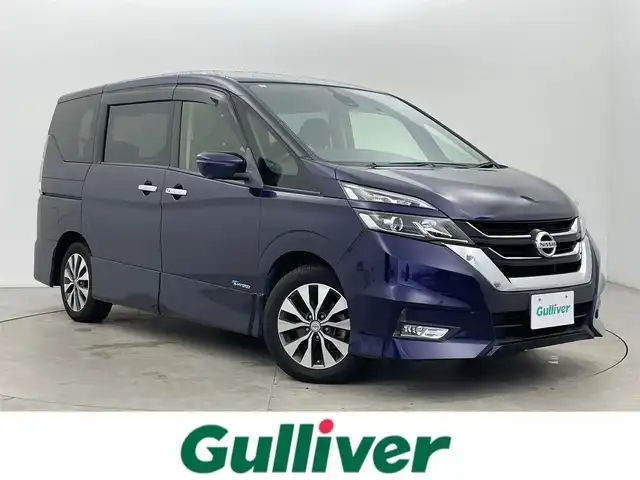 日産 セレナ ハイウェイスター 富山県 2016(平28)年 5.1万km アズライトブルー 純正ナビ(FM/AM/CD/DVD/BT/USB)/フルセグTV/全方位カメラ/パーキングアシスト/フリップダウンモニター/両側パワースライドドア/オートハンズフリースライドドア/社外AW付冬タイヤ車載/ETC/クルーズコントロール/プッシュスタート/スマートキー/スペアキー1本/アイドリングストップ/ステアリングスイッチ/純正フロアマット/衝突被害軽減システム/前後コーナーセンサー/純正LEDヘッドライト/純正16インチAW/純正ドアバイザー