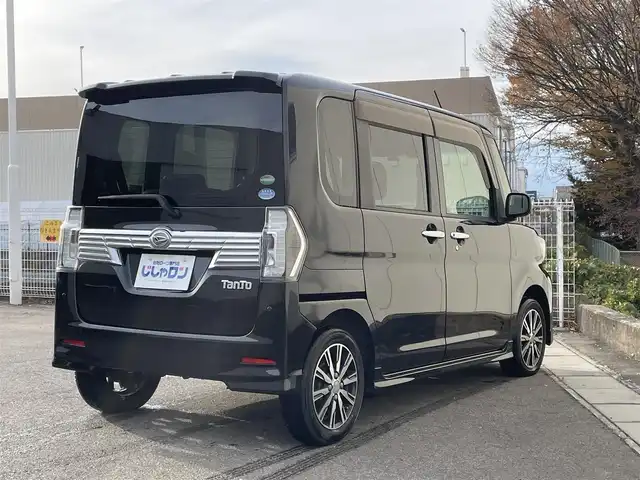 ダイハツ タント カスタム X トップED SA Ⅲ 福島県 2017(平29)年 12.1万km ブラックマイカメタリック (株)IDOMが運営する【じしゃロン福島店】の自社ローン専用車両になります。こちらは現金またはオートローンご利用時の価格です。自社ローンご希望の方は別途その旨お申付け下さい/純正８インチＳＤナビ/フルセグテレビ/バックカメラ/衝突軽減システム/片側パワースライドドア/シートヒーター/オートハイビーム/パワーモード/ドライブレコーダー/ＥＴＣ/合皮ハーフシート/ドアバイザー