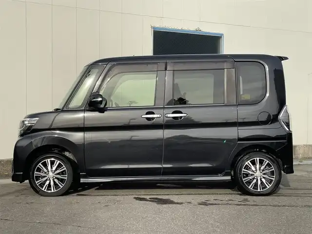 ダイハツ タント カスタム X トップED SA Ⅲ 福島県 2017(平29)年 12.1万km ブラックマイカメタリック (株)IDOMが運営する【じしゃロン福島店】の自社ローン専用車両になります。こちらは現金またはオートローンご利用時の価格です。自社ローンご希望の方は別途その旨お申付け下さい/純正８インチＳＤナビ/フルセグテレビ/バックカメラ/衝突軽減システム/片側パワースライドドア/シートヒーター/オートハイビーム/パワーモード/ドライブレコーダー/ＥＴＣ/合皮ハーフシート/ドアバイザー
