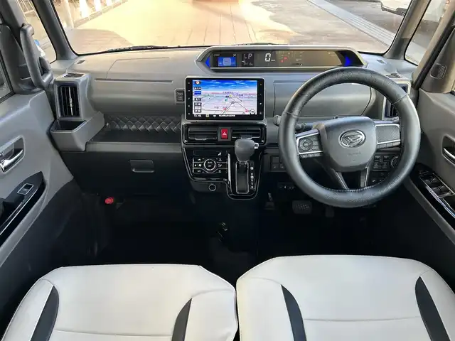 ダイハツ タント カスタム X セレクション 山口県 2020(令2)年 3.5万km シャイニングホワイトパール 純正ナビ/AM/FM/CD/DVD/Bluetooth/フルセグTV/シートカバー/360°カメラ/左右パワースライドドア/純正フロアマット/純正14インチアルミホイール/LEDヘッドライト/スマートキー/アイドリングストップ/プッシュスタート/ETC