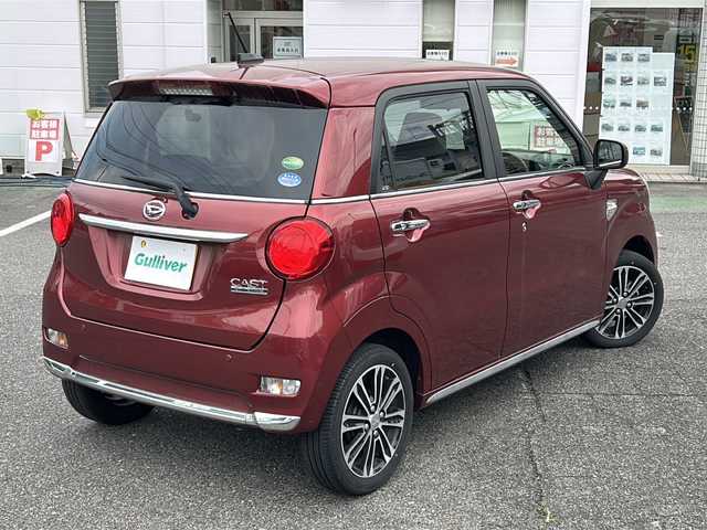 ダイハツ キャスト スタイル G VS SAⅢ 愛知県 2020(令2)年 1万km ファイアークォーツレッドM /禁煙車//ワンオーナー//スマートアシスト３//社外ナビ・フルセグTV/　(AVN-P9N)//全方位カメラ//ETC//前後ドライブレコーダー//電動格納ミラー//エコアイドル//純正１５インチアルミ//LEDオートライト//フォグランプ//純正フロアマット//新車保証書//取扱説明書//スペアキー
