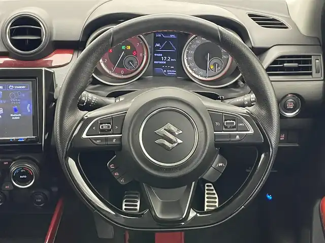 スズキ スイフト スポーツ 愛知県 2020(令2)年 6万km プレミアムシルバーメタリック 社外８型ナビ　フルセグＴＶ　ＢＴ　全方位カメラ　デュアルセンサーブレーキ　衝突軽減　追従クルコン　車線逸脱　ＬＥＤオートライト　フォグランプ　全方位ドライブレコーダー　ＥＴＣ　シートヒーター　TVキャンセラー　禁煙車