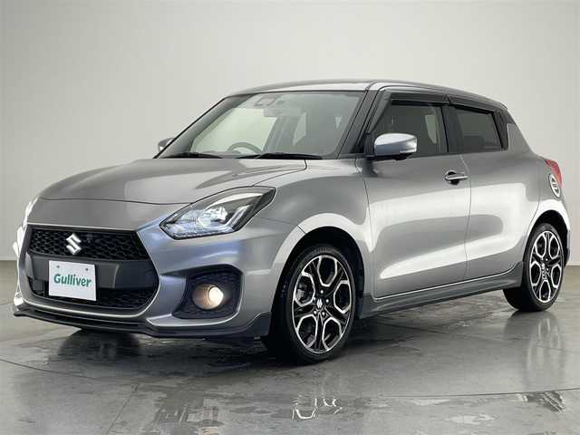 スズキ スイフト スポーツ 愛知県 2020(令2)年 6万km プレミアムシルバーメタリック 社外８型ナビ　フルセグＴＶ　ＢＴ　全方位カメラ　デュアルセンサーブレーキ　衝突軽減　追従クルコン　車線逸脱　ＬＥＤオートライト　フォグランプ　全方位ドライブレコーダー　ＥＴＣ　シートヒーター　TVキャンセラー　禁煙車