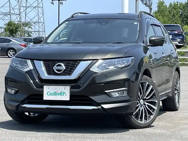 日産 エクストレイル ハイブリッド 20X 道央・札幌 2018(平30)年 7.5万km チタニウムカーキ ４WD/純正ディーラーOPナビ/CD/DVD/BT/フルセグ/エマージェンシーブレーキ/横滑り防止装置/シャシー制御/ヒルディセントコントロール/クリアランスソナー/アラウンドビューモニター/ビルトインETC/ドライブレコーダー/デジタルインナーミラー/ECOMODE/パワーバックドア/全席シートヒーター/カプロンシート/革巻きステアリング/ステアリングリモコン/プッシュスタート/スマートキー/LEDヘッドライト/オートライト/フォグランプ/電動格納ミラー/ヒーテッドドアミラー/ウィンカーミラー/純正フロアマット/ドアバイザー/スペアキー/社外エンジンスターター
