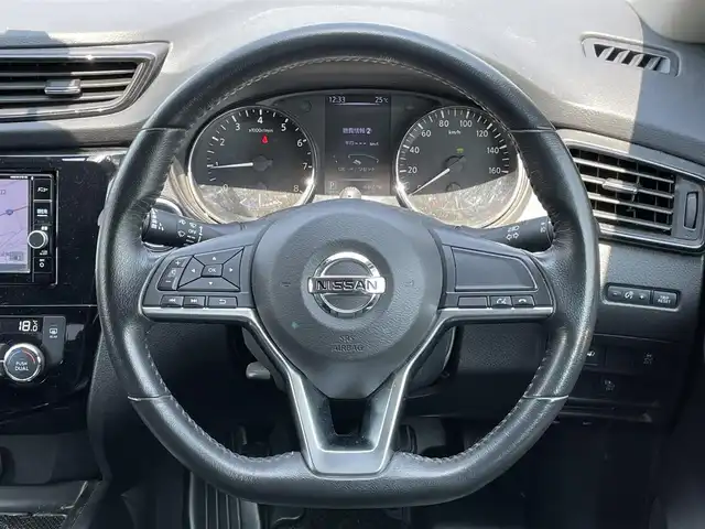 日産 エクストレイル ハイブリッド 20X 道央・札幌 2018(平30)年 7.5万km チタニウムカーキ ４WD/純正ディーラーOPナビ/CD/DVD/BT/フルセグ/エマージェンシーブレーキ/横滑り防止装置/シャシー制御/ヒルディセントコントロール/クリアランスソナー/アラウンドビューモニター/ビルトインETC/ドライブレコーダー/デジタルインナーミラー/ECOMODE/パワーバックドア/全席シートヒーター/カプロンシート/革巻きステアリング/ステアリングリモコン/プッシュスタート/スマートキー/LEDヘッドライト/オートライト/フォグランプ/電動格納ミラー/ヒーテッドドアミラー/ウィンカーミラー/純正フロアマット/ドアバイザー/スペアキー/社外エンジンスターター