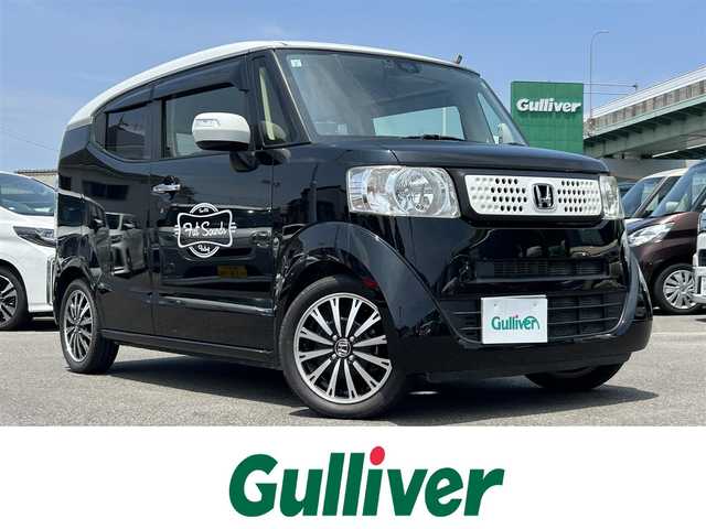 ホンダ Ｎ ＢＯＸ スラッシュ X ターボパッケージ 愛知県 2015(平27)年 4.5万km スマートブラック 純正ナビ/（FM/AM/BT/CD/DVD/SD)/フルセグTV/バックカメラ/ドライブレコーダー/ETC/クルーズコントロール/運転席＆助手席シートヒーター/純正15インチAW/シティブレーキアクティブシステム/ステアリングヒーター/ウィンカードアミラー/HIDヘッドライト