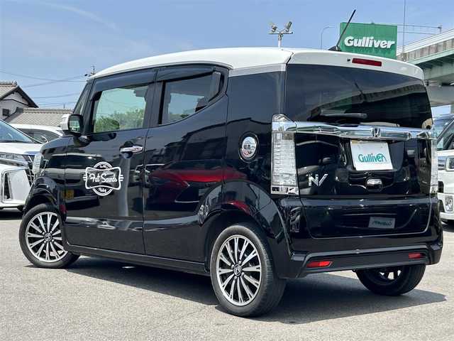ホンダ Ｎ ＢＯＸ スラッシュ X ターボパッケージ 愛知県 2015(平27)年 4.5万km スマートブラック 純正ナビ/（FM/AM/BT/CD/DVD/SD)/フルセグTV/バックカメラ/ドライブレコーダー/ETC/クルーズコントロール/運転席＆助手席シートヒーター/純正15インチAW/シティブレーキアクティブシステム/ステアリングヒーター/ウィンカードアミラー/HIDヘッドライト