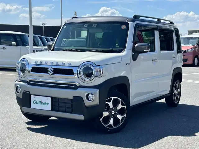 スズキ ハスラー Jスタイル 奈良県 2022(令4)年 3.1万km ピュアホワイトパール/ガンメタリック2トーン 社外8インチナビ /フルセグTV /ドライブレコーダー /衝突軽減ブレーキ /ワンオーナー /バックカメラ /ETC /純正フロアマット /シートヒーター /ルーフレール /純正アルミホイール /コーナーセンサー /LEDヘッドライト
