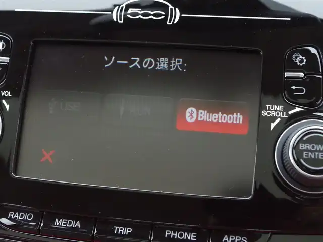フィアット ５００ 埼玉県 2019(平31)年 2.5万km 赤 150台限定車/ガラスルーフ/パークセンサー/Bluetooth/ETC/ハンドルスイッチ/キーレスエントリー/純正フロアマット/横滑り防止装置/アイドリングストップシステム