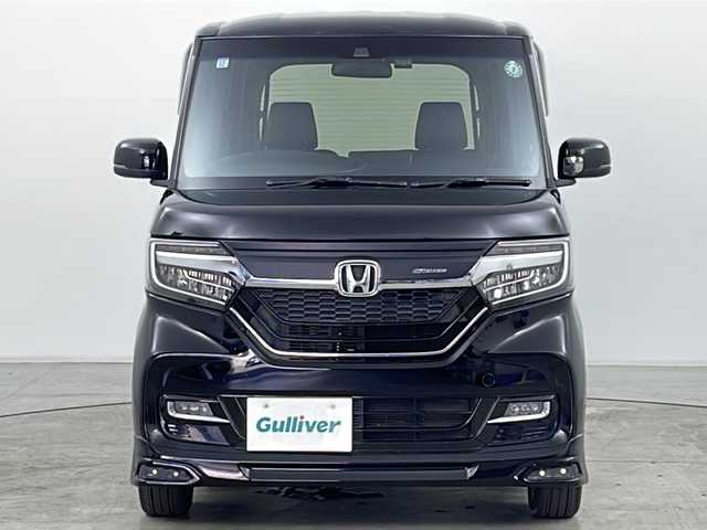 ホンダ Ｎ ＢＯＸ カスタム G L ターボ ホンダセンシング 道央・札幌 2017(平29)年 5.4万km クリスタルブラックパール ・４WD＆ターボ/・ホンダセンシング/・純正ナビ（CD/DVD/BT/フルセグTV/SD）/・バックカメラ/・両側パワースライドドア/・レーダークルーズコントロール/・純正ドライブレコーダー/・ビルトインETC/・前席シートヒーター/・ミラーヒーター/・LEDヘッドライト/・無限フロアマット/・社外マフラー/・社外エアロ/・ステアリングスイッチ