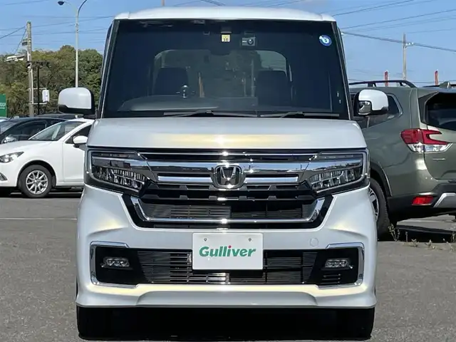ホンダ Ｎ ＢＯＸ カスタム L 道央・札幌 2022(令4)年 2.5万km プレミアムサンライトホワイトパール ４WD/ワンオーナー/純正ディーラーOPナビ/CD/DVD/BT/フルセグ/ホンダセンシング/衝突被害軽減ブレーキ/横滑り防止装置/アダプティブクルーズコントロール/レーンキープアシスト/リアパーキングセンサー/バックカメラ/ビルトインETC/ドライブレコーダー/ECONモード/両側パワースライドドア/前席シートヒーター/ステアリングリモコン/電動パーキング/ブレーキホールド/プッシュスタート/リモートスタート/LEDヘッドライト/オートライト/オートハイビーム/フォグランプ/電動格納ミラー/ヘッドライトレベライザー/ヒーテッドドアミラー/ウィンカーミラー/純正フロアマット/ドアバイザー