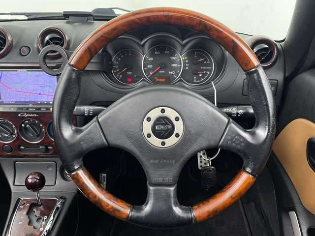 ダイハツ コペン タンレザーエディション 埼玉県 2006(平18)年 9.5万km ダークグリーンマイカ 社外ナビ/（TV/BT/FM/AM/USB/CD/DVD)/前席シートヒーター/前後ドライブレコーダー/純正フロアマット/純正アルミホイール/ETC