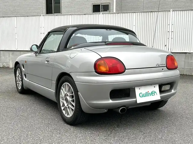 スズキ カプチーノ 栃木県 1992(平4)年 6.1万km シルバー フルオープン/社外オーディオ/ターボ/momoステアリング/エアコン/スペアタイヤ