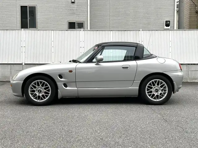 スズキ カプチーノ 栃木県 1992(平4)年 6.1万km シルバー フルオープン/社外オーディオ/ターボ/momoステアリング/エアコン/スペアタイヤ