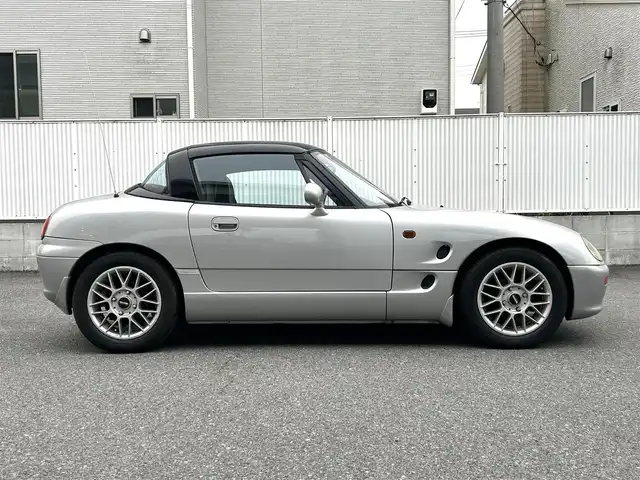 スズキ カプチーノ 栃木県 1992(平4)年 6.1万km シルバー フルオープン/社外オーディオ/ターボ/momoステアリング/エアコン/スペアタイヤ