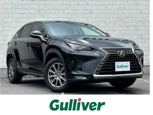 レクサス ＮＸ 300h Iパッケージ 静岡県 2019(令1)年 7万km グラファイトブラックガラスフレーク 純正メモリナビ（AM/FM/CD/DVD/BT接続）/黒革シート/3眼LEDヘッドライト/シーケンシャルウインカー/フルセグTV/バックカメラ/前後ドライブレコーダー/ビルトインETC2.0/パワーバックドア/前席パワーシート/運転席シートメモリー/ステアリングヒーター/前席シートヒーター/レーダークルーズコントロール/電動パーキングブレーキ/オートホールド/パドルシフト/プリクラッシュセーフティ/レーンキープアシスト/横滑り防止装置/純正17インチアルミホイール/純正フロアマット/前後コーナーセンサー/クリアランスソナー/プッシュスタート/スマートキー/取り扱い説明書/保証書
