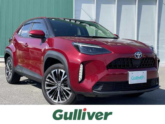 トヨタ ヤリスクロス ハイブリッド Z 福岡県 2021(令3)年 4.2万km センシュアルレッドマイカ Wエアバッグ/衝突被害軽減システム/ドライブレコーダー/車外カメラ(前後)/LEDオートライト・オートハイビーム/オートクルーズ/レーンアシスト/横滑り防止装置/コーナーセンサー/純正アルミホイール/純正フロアマット/D席パワーシート/AAC