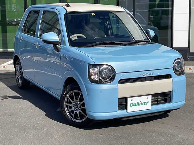 ダイハツ ミラ トコット X SA Ⅲ 道東・釧路十勝 2018(平30)年 1.9万km サニーデイブルーメタリック ・４WD/・純正8インチメモリーナビ/（CD/DVD/BT/FM/AM/USB/SD）/・フルセグ/・バックカメラ/・スマートアシスト/衝突回避支援ブレーキ/前後誤発進抑制/ヒルホールドシステム/先行車発発進お知らせ/・純正前方ドライブレコーダー（DRN-H68N）/・アイドリングストップ/・横滑り防止/・前後コーナーセンサー/・LEDヘッドライト/・オートライト/・オートマチックハイビーム/・電動格納ミラー/・プッシュスタート/・スマートキー/・ダブル+サイドエアバッグ