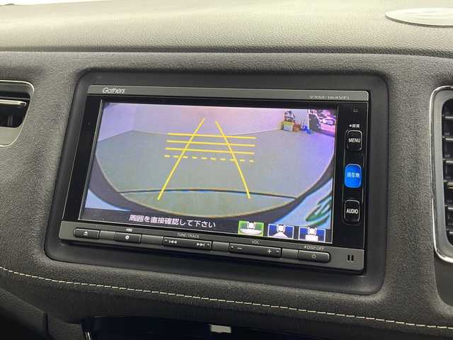 ホンダ ヴェゼル ハイブリッド RS ホンダセンシング 愛知県 2016(平28)年 6.8万km クリスタルブラックパール 純正ナビ/【Bluetooth/フルセグTV/CD/DVD/AM/FM/USB】/バックカメラ/衝突被害軽減ブレーキ/レーンアシスト/レーダークルーズコントロール/横滑り防止装置/パドルシフト/ハーフレザーシート/前席シートヒーター/カーテンエアバック/オートエアコン/ETC/プッシュスタート/ステアリングスイッチ/スマートキー/電動格納ミラー/純正18インチアルミホイール/純正LEDオートライト