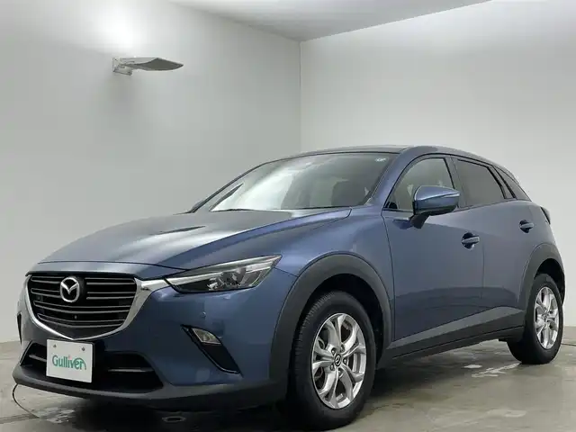 マツダ ＣＸ－３ XD 岡山県 2019(平31)年 5.6万km エターナルブルーマイカ 純正SDナビ/（CD/DVD/Bluetooth/フルセグ）/衝突軽減ブレーキ/アラウンドビューモニター/LEDヘッドライト/ETC/ブラインドスポットモニター/コーナーセンサー/レーンキープアシスト/オートハイビーム/プッシュスタート/スマートキー/スペアキー/アイドリングストップ/純正フロアマット/純正アルミホイール/オートライト