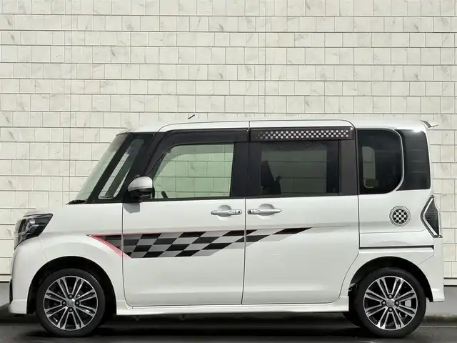 ダイハツ タント カスタムRS トップED LTD SAⅢ 岩手県 2018(平30)年 6.7万km パールホワイトⅢ 禁煙車/４WD/ターボ/全方位カメラ/両側パワースライドドア/シートヒーター/純正8インチメモリナビ/→フルセグTV/Bluetooth/CD/DVD/FM/AM/バックカメラ/衝突被害軽減ブレーキ/横滑り防止装置/オートライト/オートハイビーム/LEDヘッドライト/フォグライト/〇プッシュスタート/〇電動格納ミラー/〇ウィンカーミラー/〇シガーソケット/〇ドアバイザー/〇フロアマット/〇スマートキー/ETC