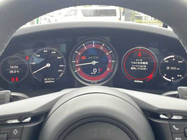 ポルシェ ポルシェ ９１１ カレラ4 GTS 大阪府 2022(令4)年 2.3万km 赤 ワンオーナー車/カーマインレッド/ＧＴＳインテリアＰＫＧ/ＰＤＣＣ/ＢＯＳＥサウンド/ＰＤＬＳ Ｐｌｕｓ付/    ティンテッドマトリクスＬＥＤヘッドライト/スポーツクロノ/レーンチェンジアシスト/純正ナビゲーション/全方位カメラ/１８ｗａｙアダプティブシートスポーツシート/エクステンテッドインテリアパッケージマットカーボン/カラーメーター/カーマインレッド/ライトデザインパッケージ/パワーステアリングプラス/リアアクスルステアリング