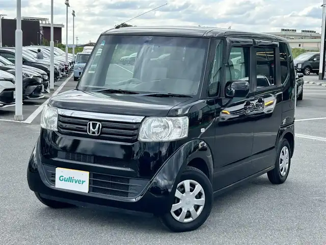 ホンダ Ｎ ＢＯＸ G Lパッケージ 奈良県 2012(平24)年 8.5万km クリスタルブラックパール Carrozzeriaナビ/（ＴＶ／ＢＴ／ＣＤ／ＤＶＤ）/片側パワースライドドア/ドラレコ付きデジタルインナーミラー/電動格納ミラー/前方ドライブレコーダー/ＥＴＣ/純正ホイールキャップ/スペアキーX1