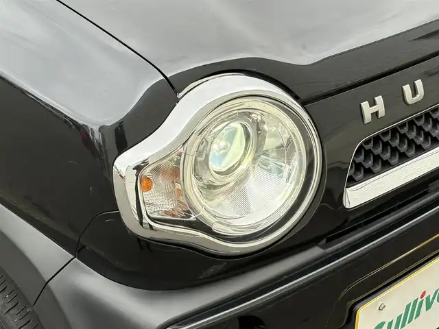 スズキ ハスラー F リミテッド Ⅱ 岩手県 2018(平30)年 3.4万km ブルーイッシュブラックパール/シルバー2トーン 禁煙車/4WD/シートヒーター/社外2DINオーディオ/→Bluetooth/CD/FM/AM/衝突軽減システム/横滑り防止装置/ダウンヒルアシストコントロール/オートライト/〇プッシュスタート/〇ドアバイザー/〇フロアマット/〇電動格納ミラー/〇スマートキー/スペアキー/冬タイヤ社外アルミホイール車載