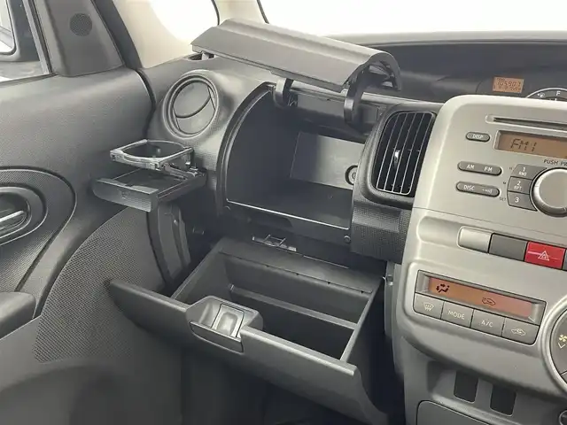 ダイハツ タント カスタム X 大分県 2009(平21)年 10.6万km パールホワイトⅢ 純正ディスプレイオーディオ/　CD/AM/FM/ドライブレコーダー/ETC/ベンチシート/スライドドア（片側）/純正フロアマット/純正アルミホイル14インチ/取扱説明書/保証書