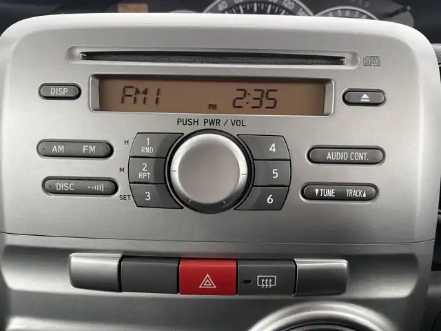 ダイハツ タント カスタム X 大分県 2009(平21)年 10.6万km パールホワイトⅢ 純正ディスプレイオーディオ/　CD/AM/FM/ドライブレコーダー/ETC/ベンチシート/スライドドア（片側）/純正フロアマット/純正アルミホイル14インチ/取扱説明書/保証書