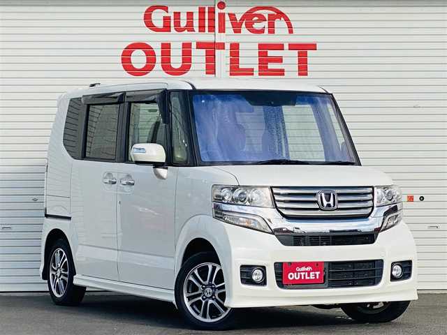 ホンダ ｎ ｂｏｘカスタム ２トーンカラースタイル ｇ特別仕様車ターボｓｓパッケージ ワンオーナー 両側パワスラ 純正エアロ 14年式 平成26年式 プレミアムホワイトパール Id 中古車検索のガリバー