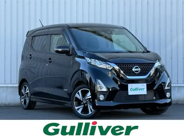 日産 デイズ HWS G ターボ プロパイロットED 神奈川県 2020(令2)年 2.3万km ブラック ・プッシュスタート/・純正9インチナビ/(AM/FM/Bluetooth/CD/DVD/フルセグ）/・インテリジェントルームミラー/・プロパイロット/・クルーズコントロール/・前席シートヒーター/・純正フロアマット/・ETC/・フォグライト/・ヘッドライトレベライザー/・ウインカーミラー/・スペアキー