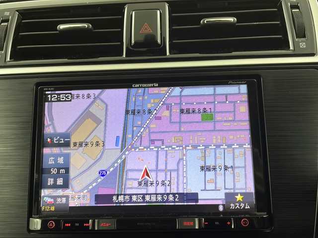 スバル アウトバック ベース 道央・札幌 2018(平30)年 12.4万km クリスタルホワイトP ・４WD  / アイサイト/・衝突被害軽減システム/・横滑り防止装置/・社外メモリナビ（AVIC-RL801）/・CD/DVD/SD/BT/フルセグTV/・バックカメラ/・レーダークルーズコントロール/・ルーフレール/・LEDヘッドライト/・LEDフォグランプ/・エンジンスターター/・ドライブレコーダー前方/・プッシュスタート/スマートキー/・アイドリングストップ/・ウィンカーミラー/・ETC